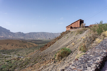 Teleférico en parque nacional de Teide