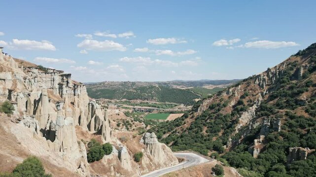 Manisa Kula Fairy Chimneys Aerial View 