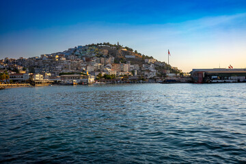 Naklejka premium view of the city