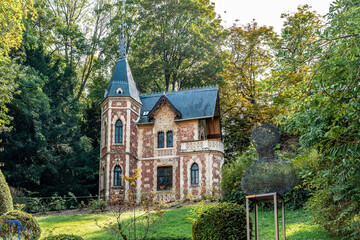 Chateau d'if, annex of Chateau de Monte-Cristo (Castle of Montecristo), French writer Alexandre Dumas' house museum, Le Port-Marly, near Paris, France