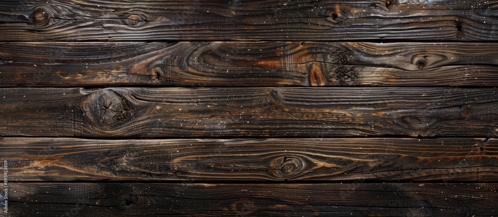 Fototapete An aged brown wooden surface creating an abstract backdrop with a blank space for versatile use 104 characters. with copy space image. Place for adding text or design