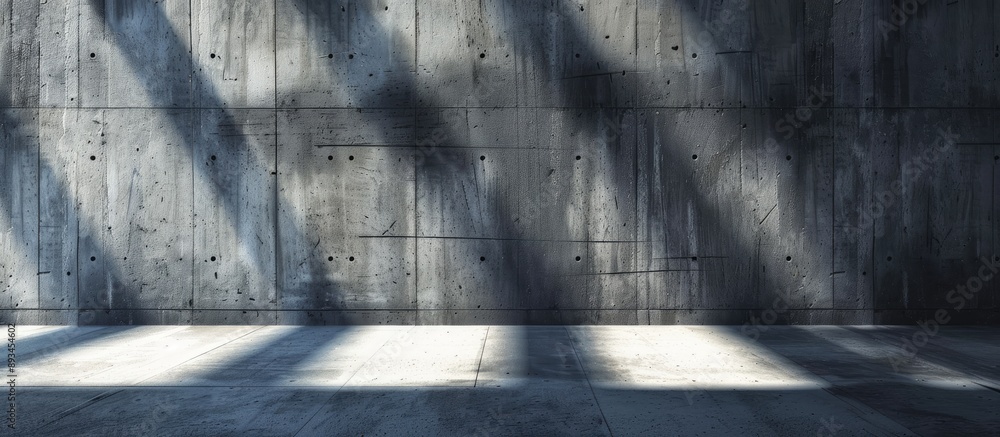 Aufkleber A concrete background with light and shadow effects ideal for displaying products in presentations and cover banner designs with copy space image