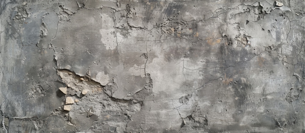 Poster texture of a concrete wall with imperfections and grainy surface ideal for backgrounds or design pro