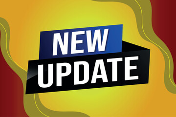 new update poster banner graphic design icon logo sign symbol social media website coupon

