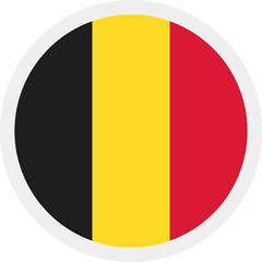 Fototapeta premium Belgium Flag Icon