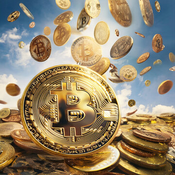 Bitcoin lluvia abundante de criptomonedas