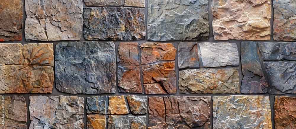 Aufkleber free stone tile pattern background with copy space image for product or advertising design