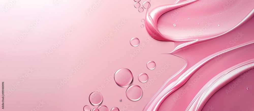 Poster pink abstract design element with copy space image.