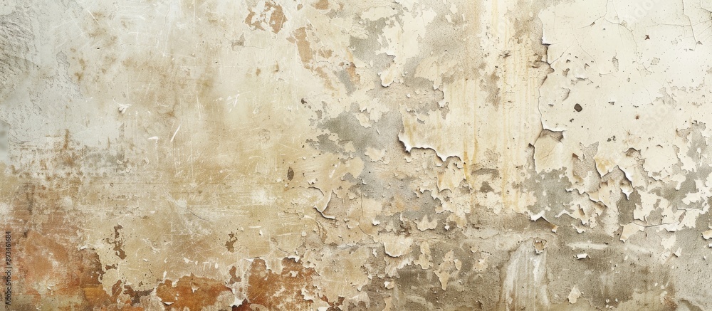 Poster A textured cream grunge wall serves as a background with space for displaying images.