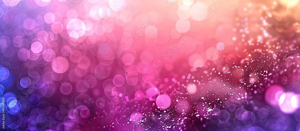 Leinwandbilder Bokeh background with an abstract texture, suitable for usage in designs requiring copy space image.