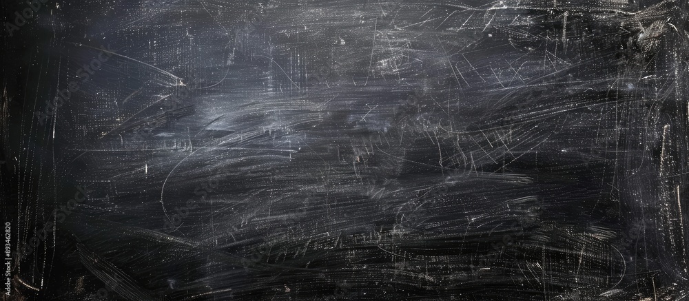 Poster empty black chalkboard surface with copy space image available.