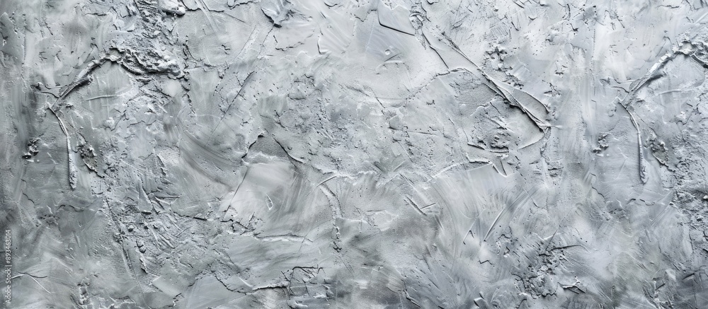 Poster Gray cement wall surface providing design texture background with ample copy space image.