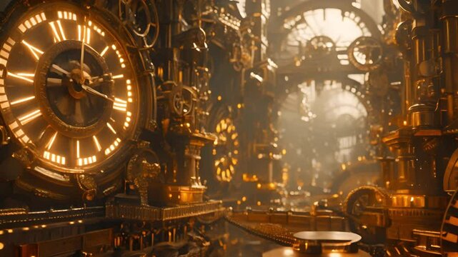 Mechanical Marvels of a Retro-Futuristic Metropolis
