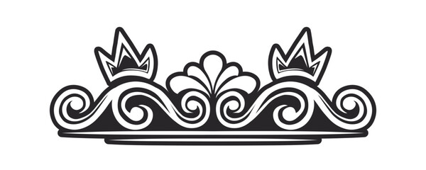 Vintage Baroque Victorian frame border victorian monogram floral engraved scroll ornament wedding