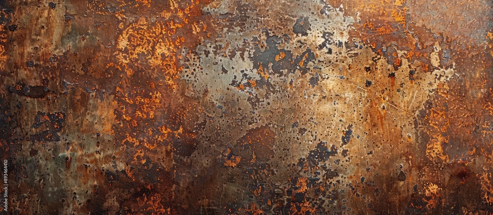 Poster Rusty brown base provides a great backdrop with ample copy space image.