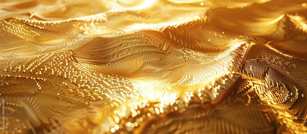 Poster abstract golden textured pattern background featuring copy space image suitable for wallpapers and s