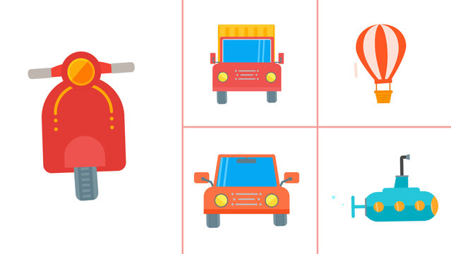 Animated Vehicle Icons