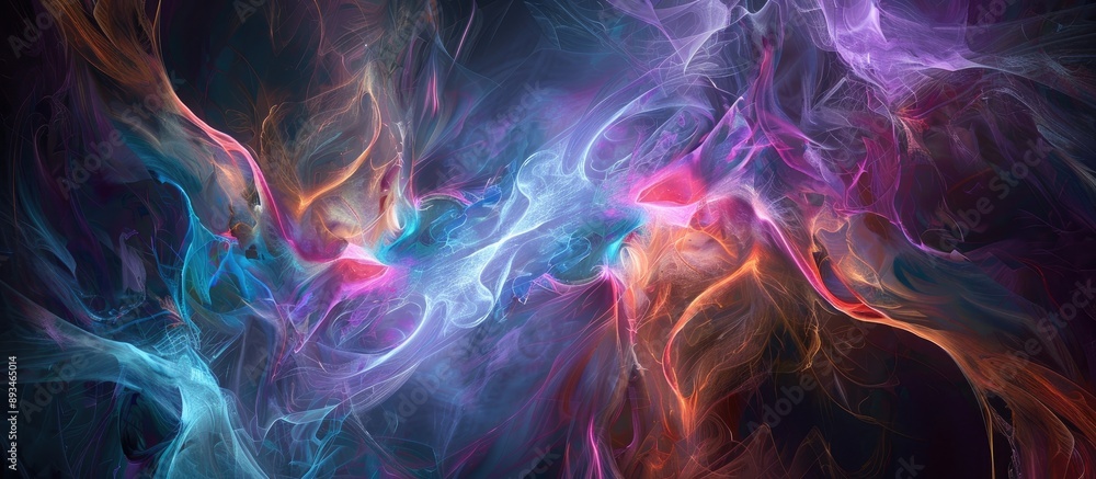 Poster an abstract backdrop featuring a space where text or images can be inserted.