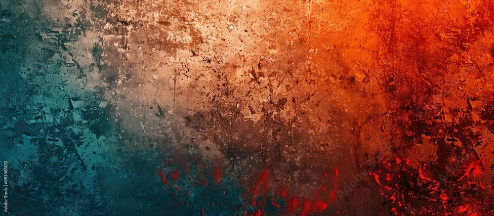 Poster Grungy abstract background with gradient for copy space image.