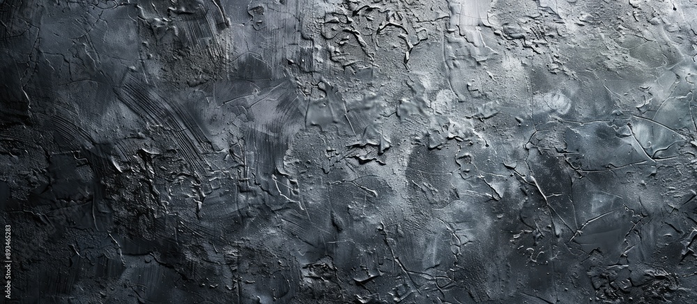 Poster a textured background of gray concrete plaster with ample copy space image.