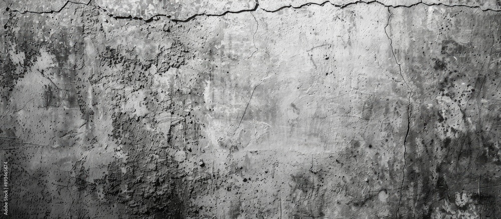 Poster gray cement wall surface providing design texture background with ample copy space image.
