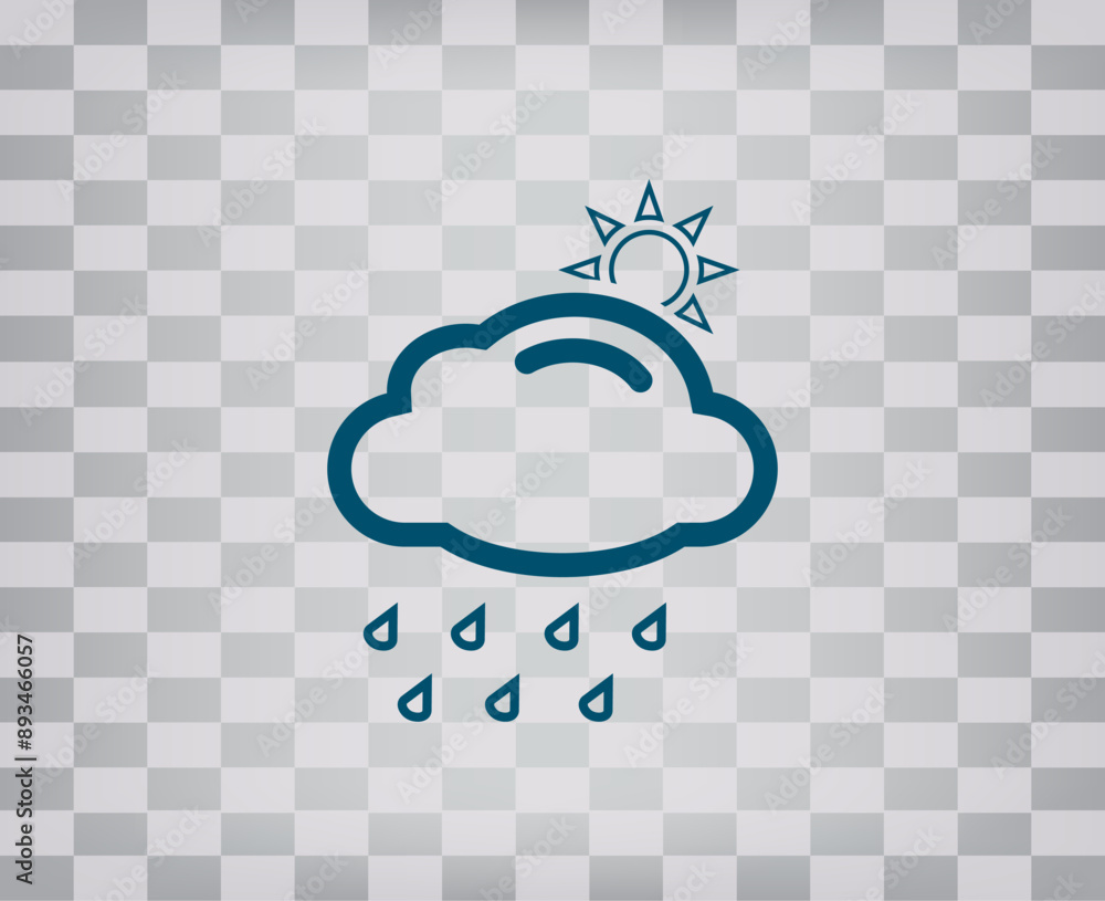Poster vector icon on gray background with gradient