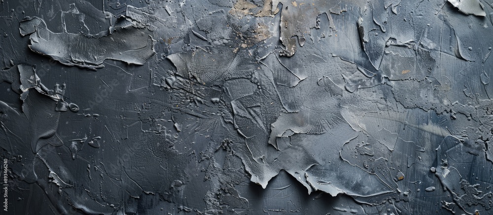 Fototapete detailed close-up of gray textured backdrop with copy space image for overlay.