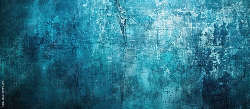 Leinwandbilder background with a grungy blue canvas texture and copy space image.