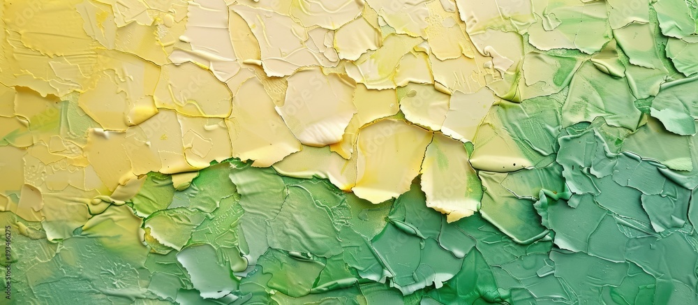 Poster a background of soft yellow and green hues adorned with patches of glue, suitable for adding text or