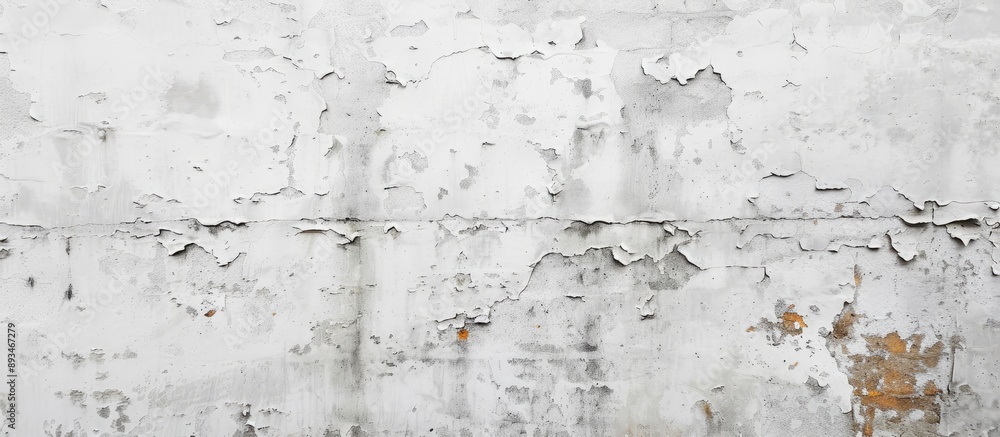 Poster a white weathered wall backdrop with space for text or images.
