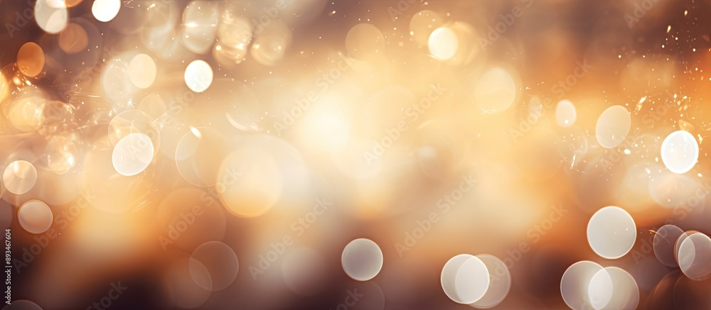 Aufkleber Light bokeh background with an abstract texture, perfect for a copy space image.