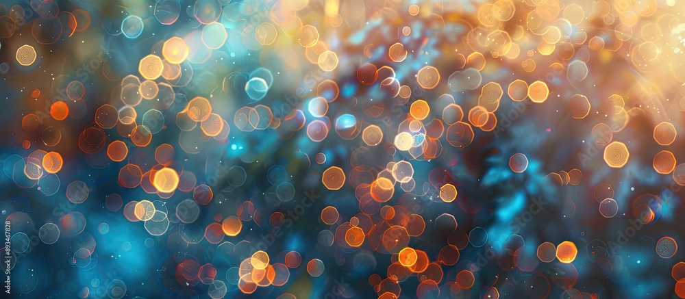 Leinwandbilder abstract texture with gentle light bokeh in the background, creating a beautiful copy space image.