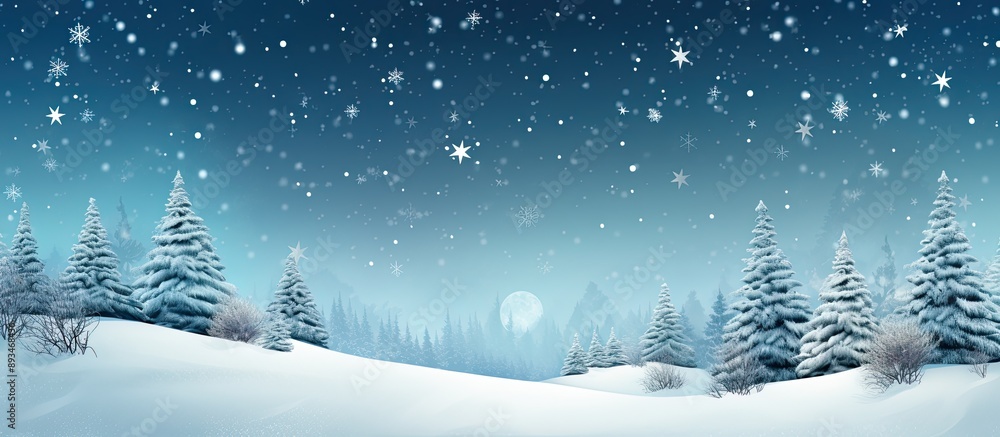 Poster background for christmas and new year greeting card with copy space image.