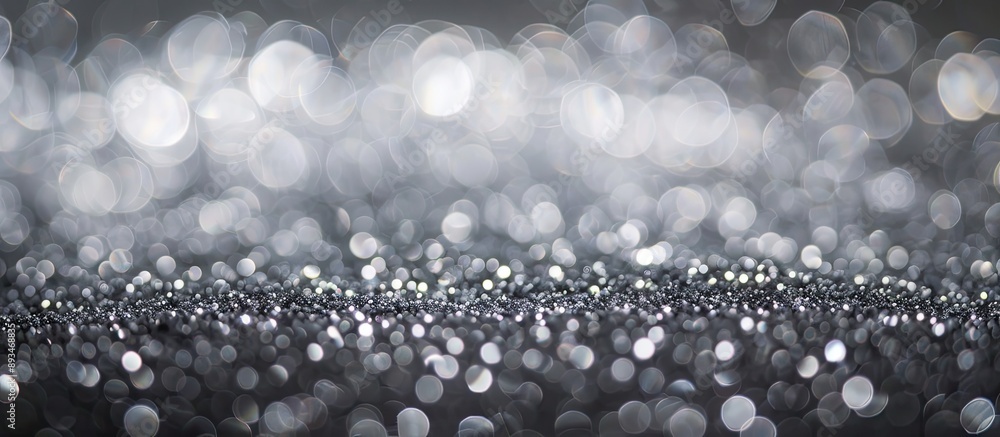 Poster trendy ultimate gray defocused glitter paper with a spacious image ready for use.
