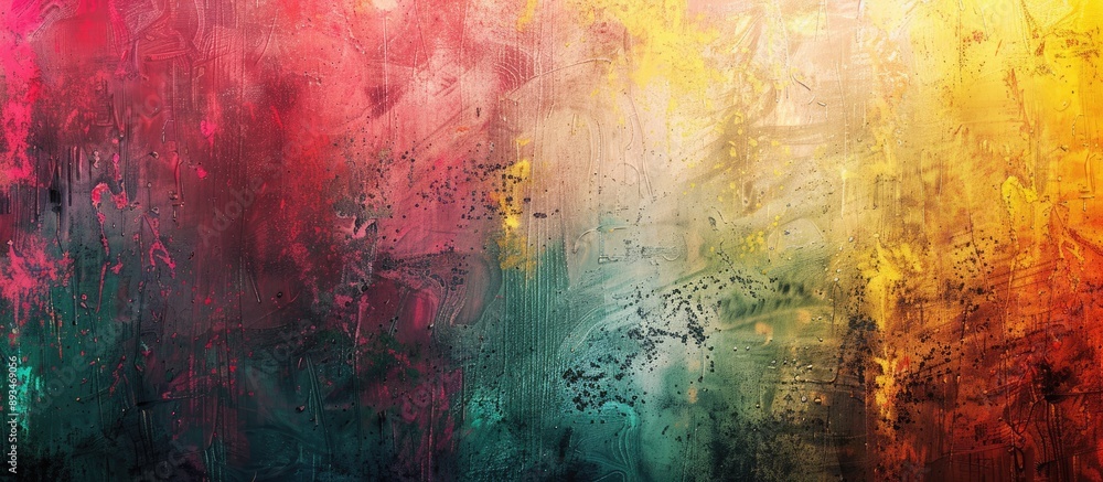 Poster vibrant abstract background for design and decor purposes featuring various textures with a modern a