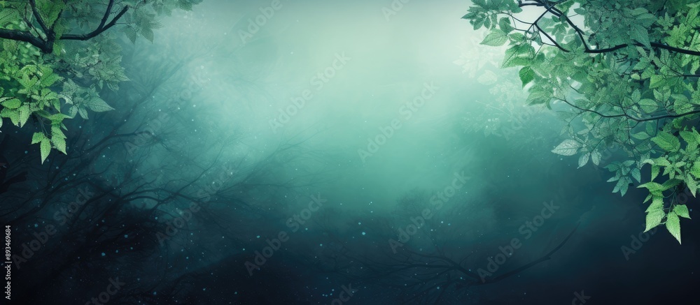 Poster nature-themed abstract background with ample copy space image.