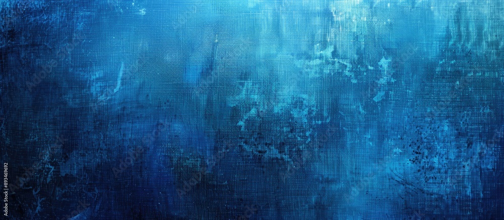 Poster grunge background with a textured blue canvas design, perfect for a copy space image.