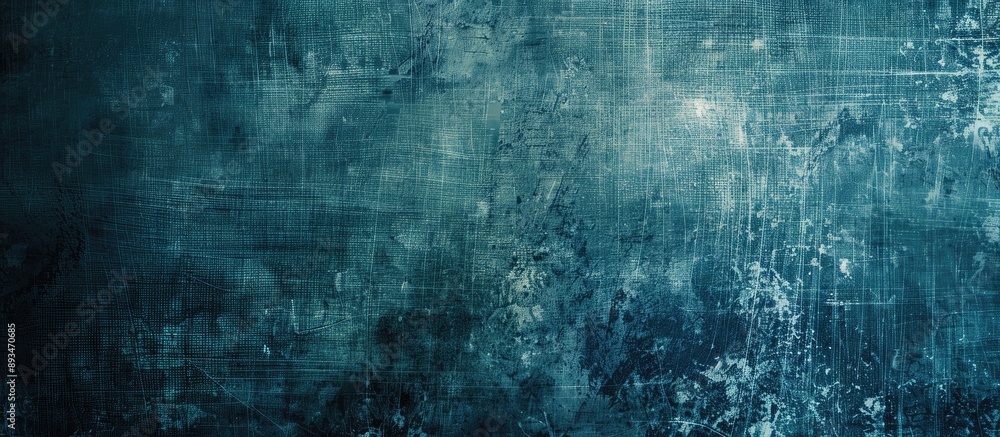 Poster grunge background with a textured blue canvas design, perfect for a copy space image.