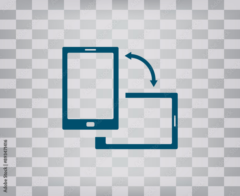 Poster vector icon on gray background with gradient