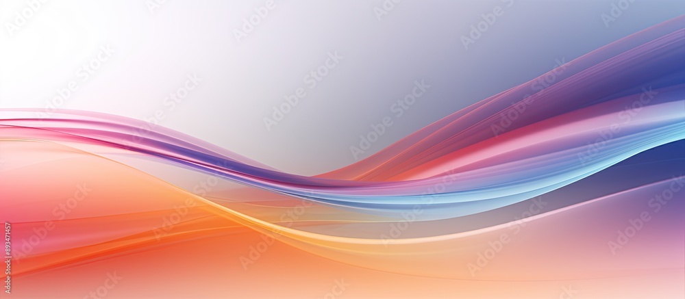 Poster abstract background design with horizontal motion blur effect suitable for copy space image.
