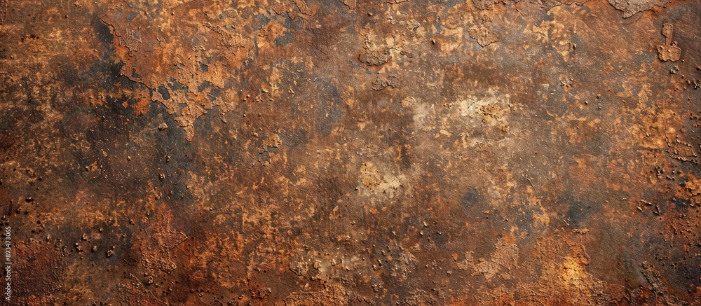 Poster Rusty brown base provides a great backdrop with ample copy space image.