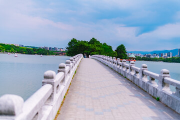 bridge over the river