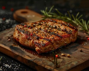 Perfectly Seared Steak A Culinary Masterpiece, Expertly Cooked to Perfection, This Seared Protein Main Course Will Impress Your Taste Buds and Showcase Your Cooking Skills Elevate Your Dinner Game