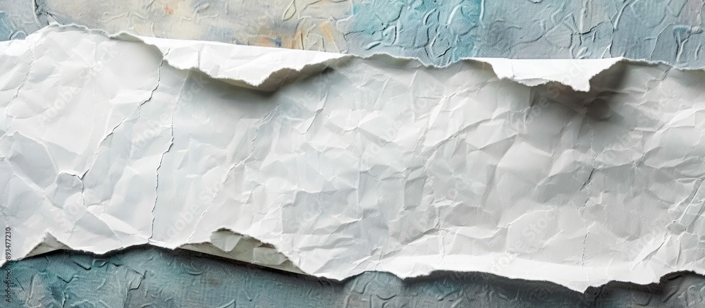 Aufkleber Message space on torn paper background with adhesive tape ideal for a copy space image