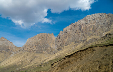 landscape in the Caucasus Mountains