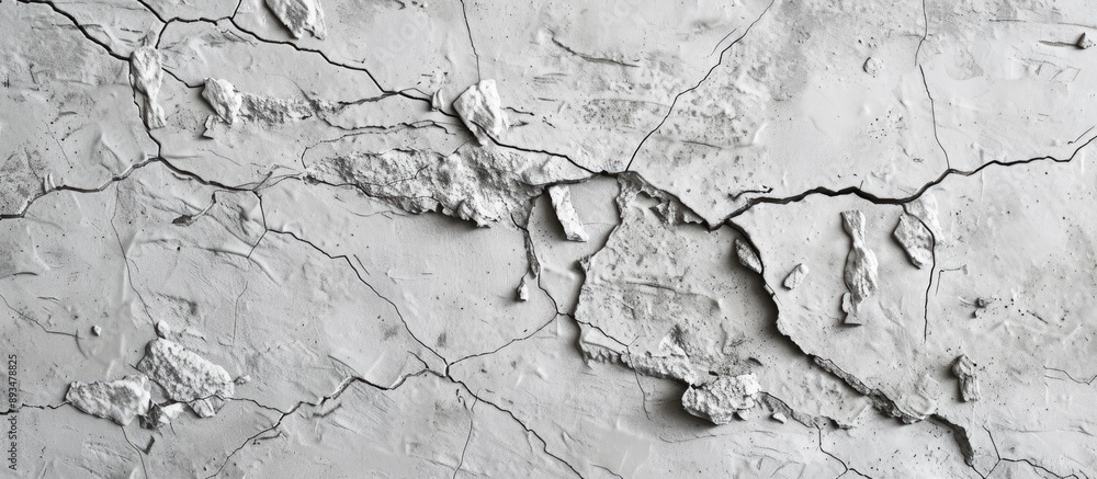Poster detailed close up of a light grey concrete wall texture with ample copy space image