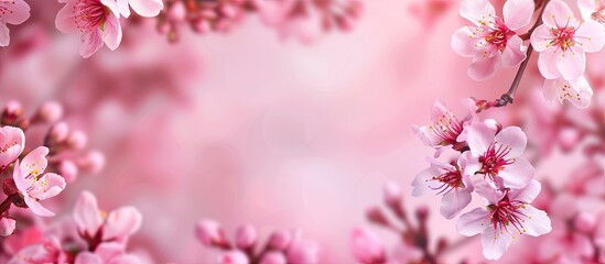 Spring cherry blossom festival background royalty free stock photo available for various uses like greeting cards ads promotions posters blog posts articles and social media with copy space image for