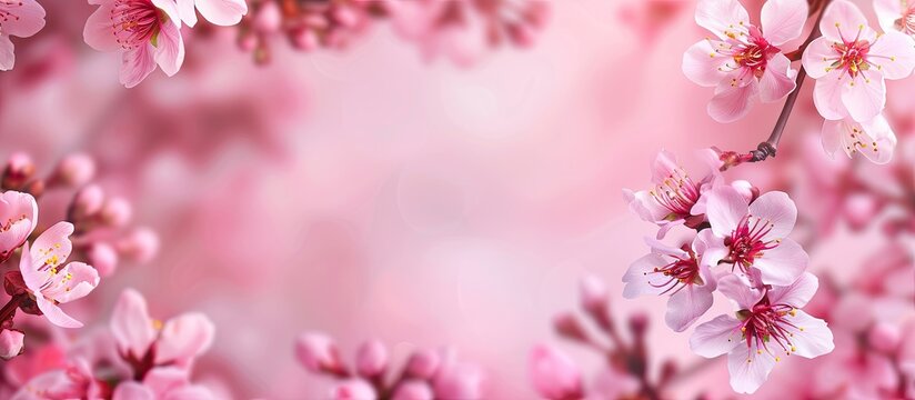 Spring cherry blossom festival background royalty free stock photo available for various uses like greeting cards ads promotions posters blog posts articles and social media with copy space image for