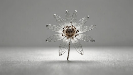 Graceful Silver Thread Flower