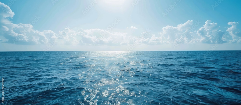 Aufkleber scenic view of the sea with copy space image